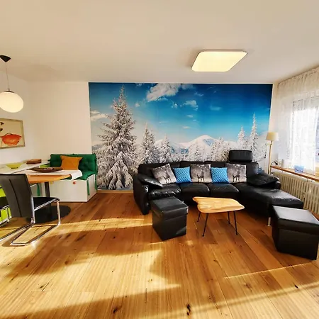 Terrassenpark-schonach, 1000m Height, Indoor-pool, Sauna, Ski, Tennis Court, Forest, Wood-floor, Leather Sofa, White Modern Beds